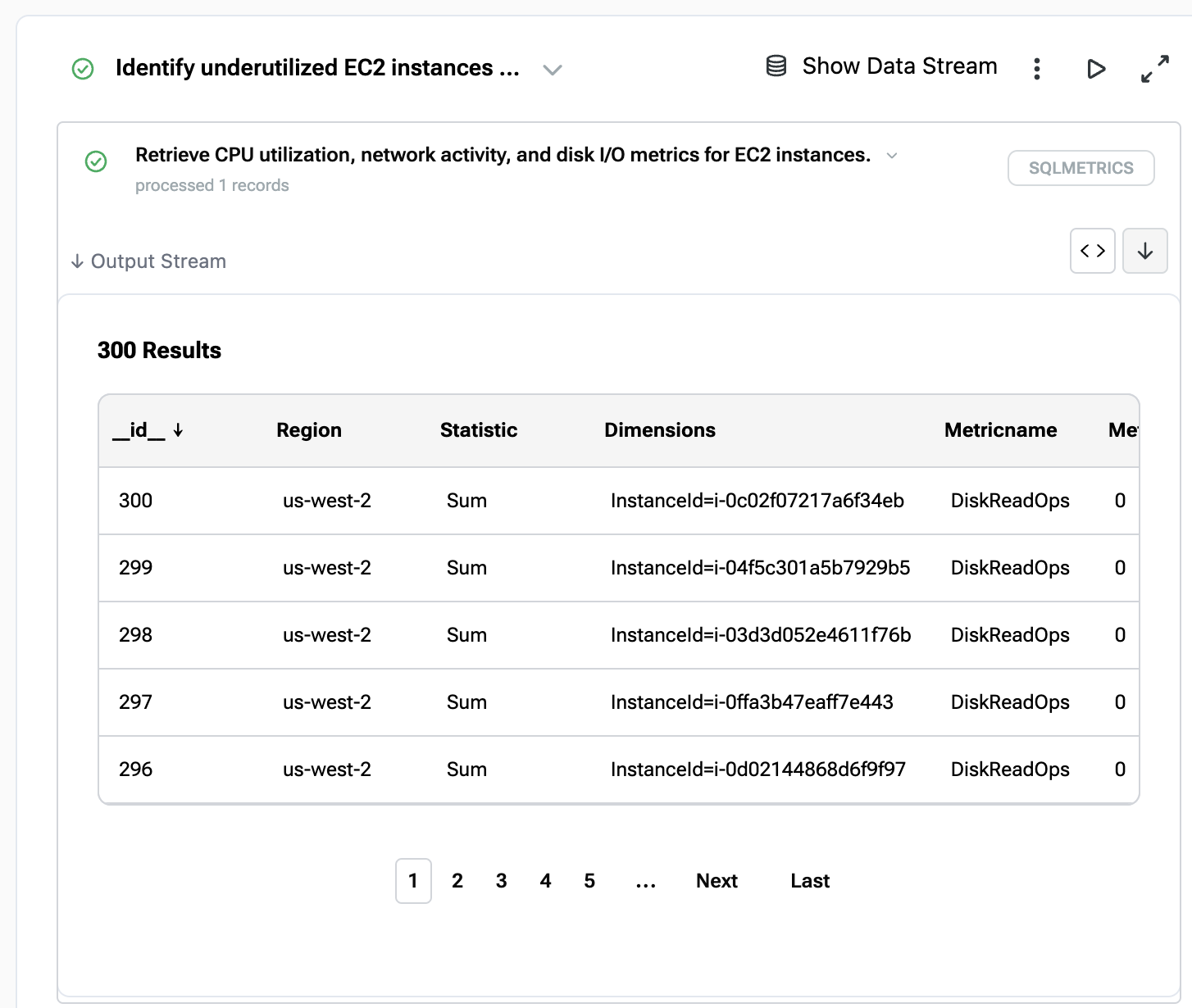 Detailed plan view with expandable steps